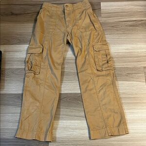 A&F Tan Cargo Pants 4